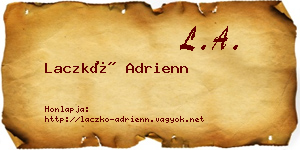 Laczkó Adrienn névjegykártya
