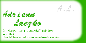 adrienn laczko business card